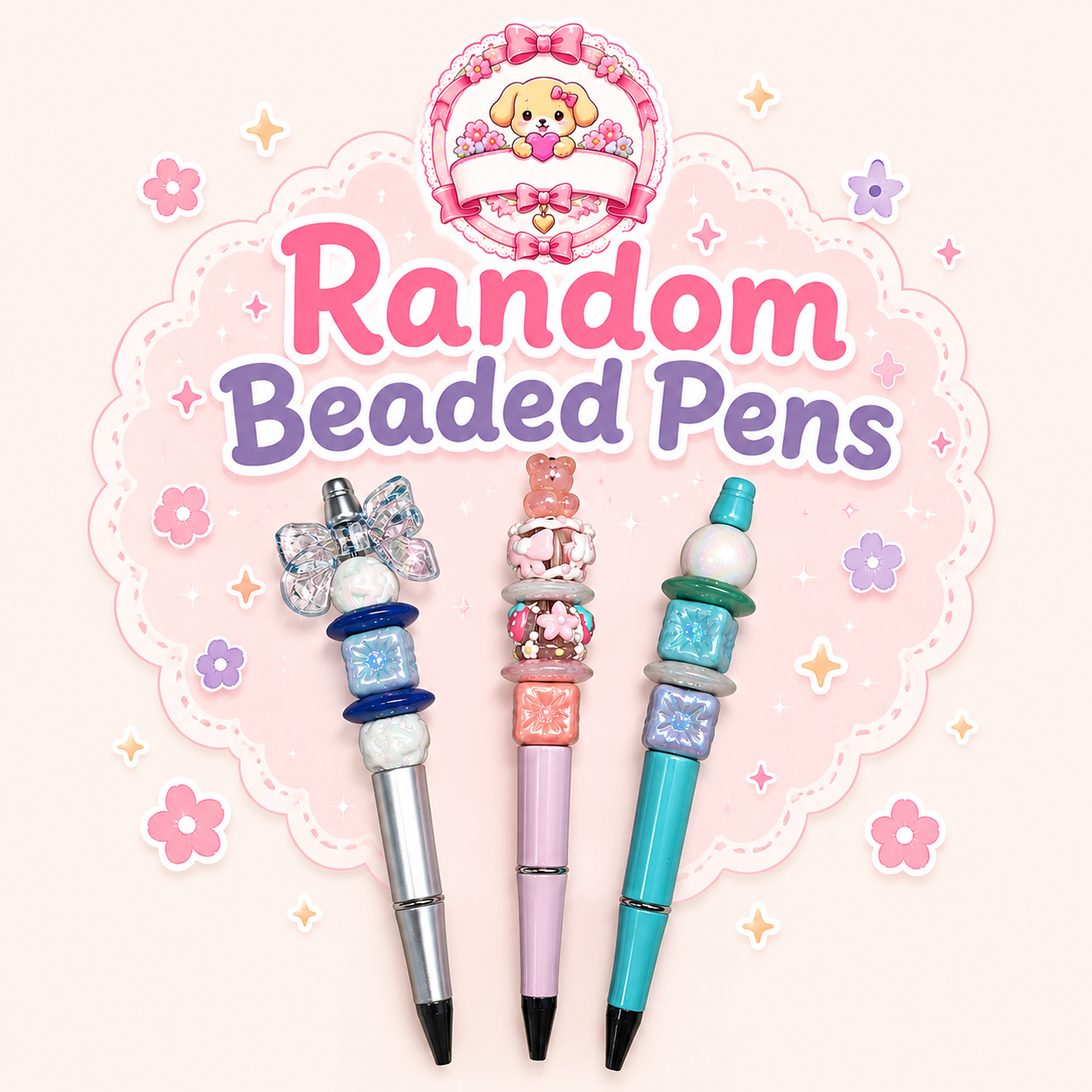 Random Beaded Pens